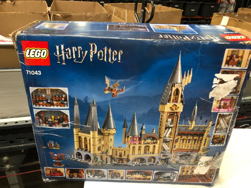 Photo 4 of LEGO Harry Potter Hogwarts Castle 71043 Castle Model Building Kit with Harry Potter Figures Gryffindor, Hufflepuff, and More (6,020 Pieces) FOR PARTS ONLY
