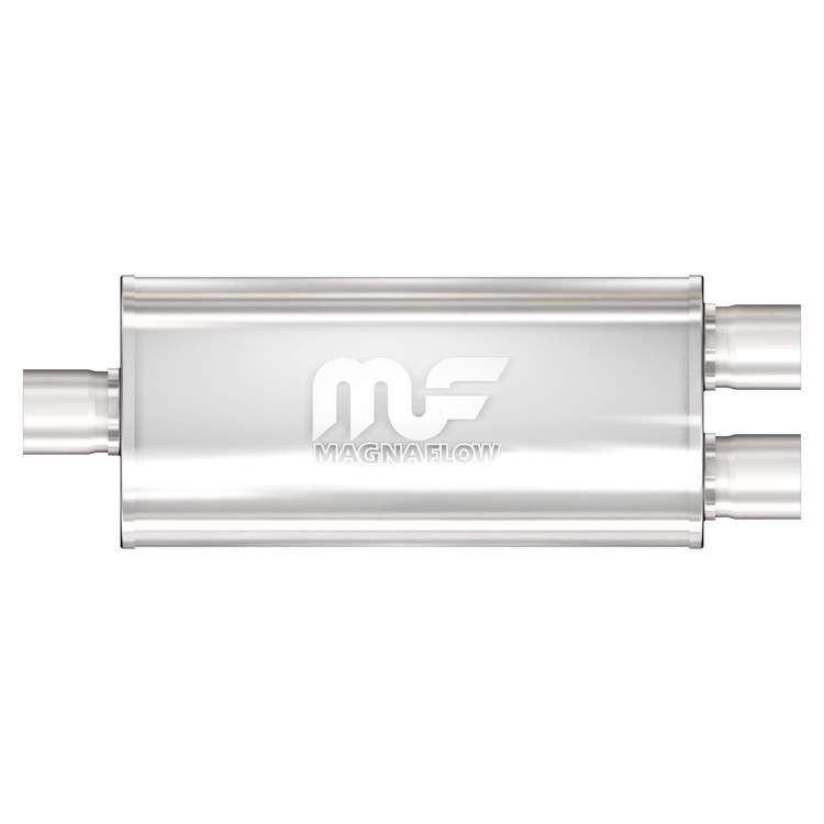 Photo 1 of 12X22 OVAL MUFFLER MAGNAFLOW FOR DODGE TRUCK 3in INLET DUAL 2.5in OUTLETS  DAMAGE TO OUTLETS