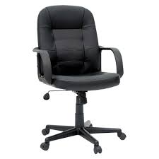 Photo 1 of Office Chair Bonded Leather Black - Room Essentials