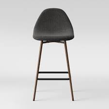 Photo 1 of Copley Upholstered Counter Height Barstool Dark Gray - Project 62