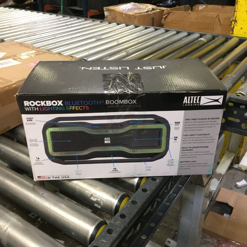 Photo 1 of Altec Lansing Rock Box Mini Bluetooth Speaker