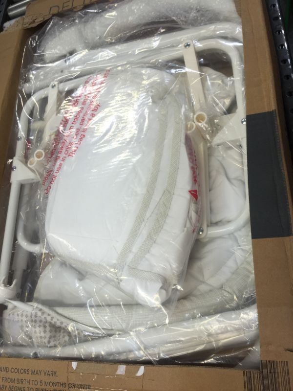 Photo 1 of Delta Children Deluxe Gliding Bassinet, Silver Lining