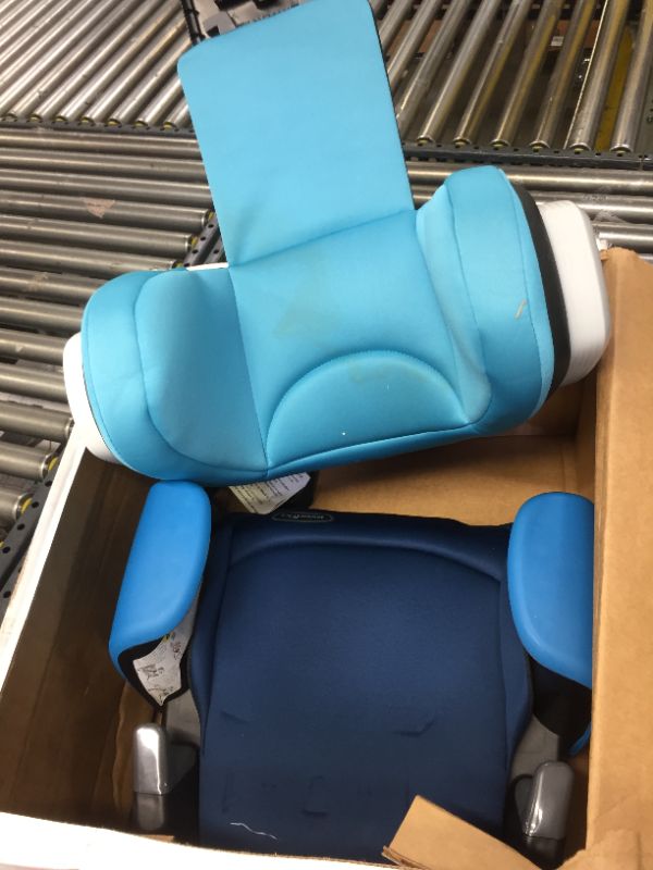 Photo 2 of Evenflo® Spectrum Booster Car Seat Bubbly Blue