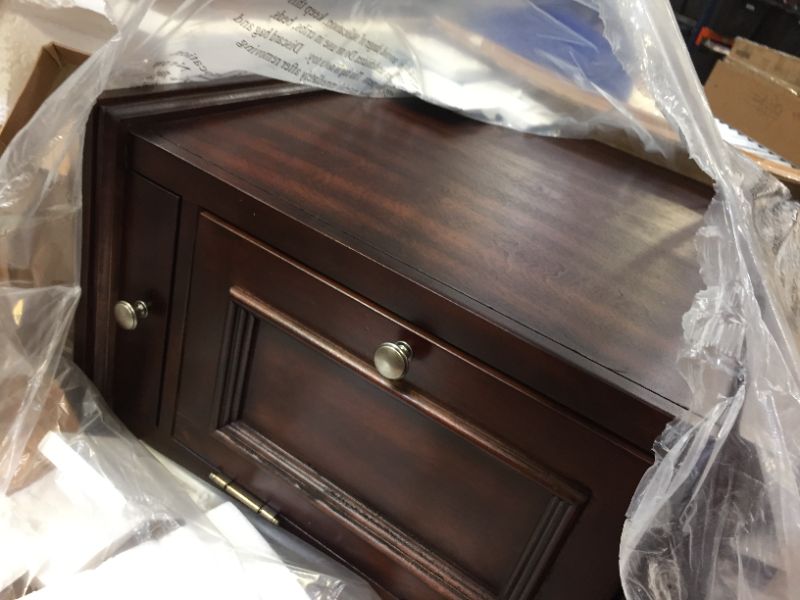 Photo 1 of Ball and Cast Accent End Table 23 Inch Height Brown Set of 1