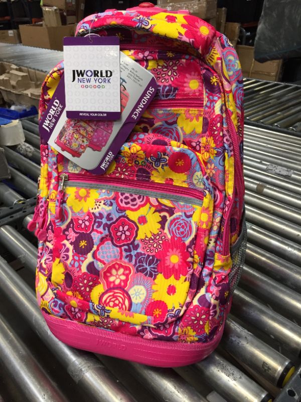 Photo 1 of J World New York Sundance Rolling Backpack Girl Boy Roller Bookbag