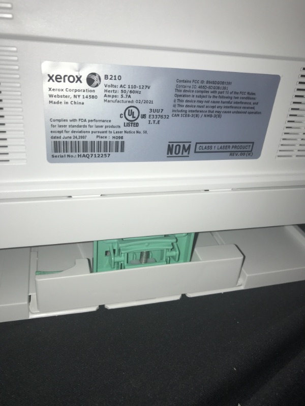 Photo 6 of Xerox B210DNI Monochrome Laser Printer,  White