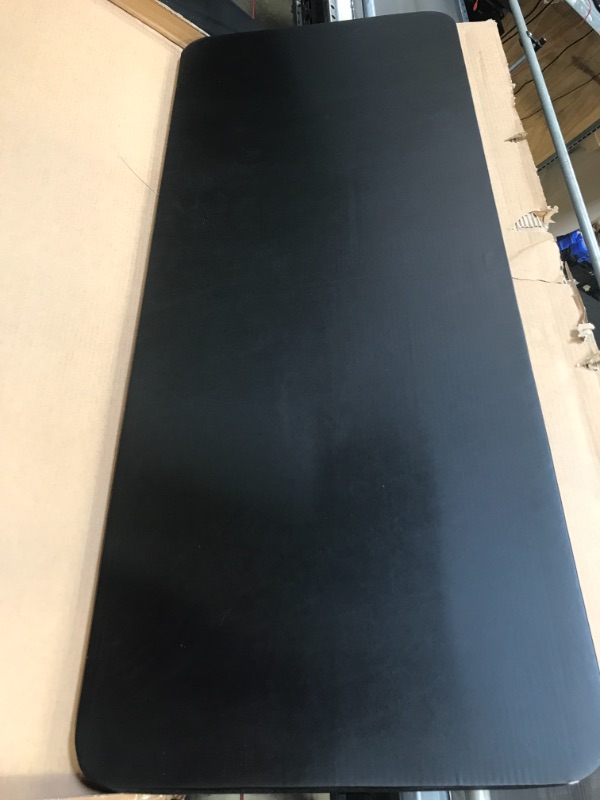 Photo 3 of Cosco Vinyl Top Folding Table, Black