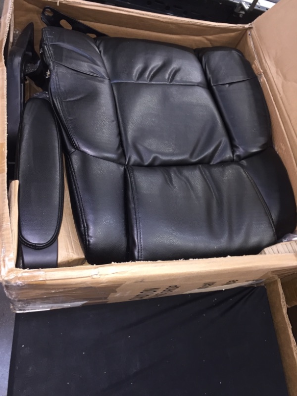 Photo 2 of Sadie Leather Executive Computer/Office Chair with Arms - Ergonomic Swivel Chair 