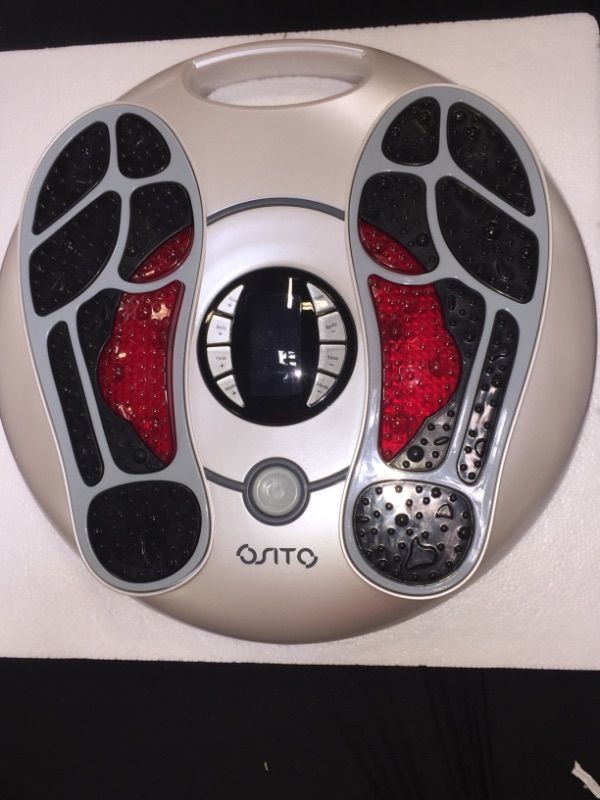 Photo 2 of OSITO Foot Massager Legs Blood Circulation Tens EMS Pulse Pain Relief Machine