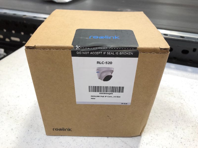 Photo 2 of factory sealed item--- RLC-520 REOLINK PoE IP 5MP(2560x1920 at 30 FPS) Cameras  Outdoor HD Video Surveillance, 100Ft IR Night Vision, Motion Detection, Work with Smart Home, Up to 128GB Micro SD(not Included), 
