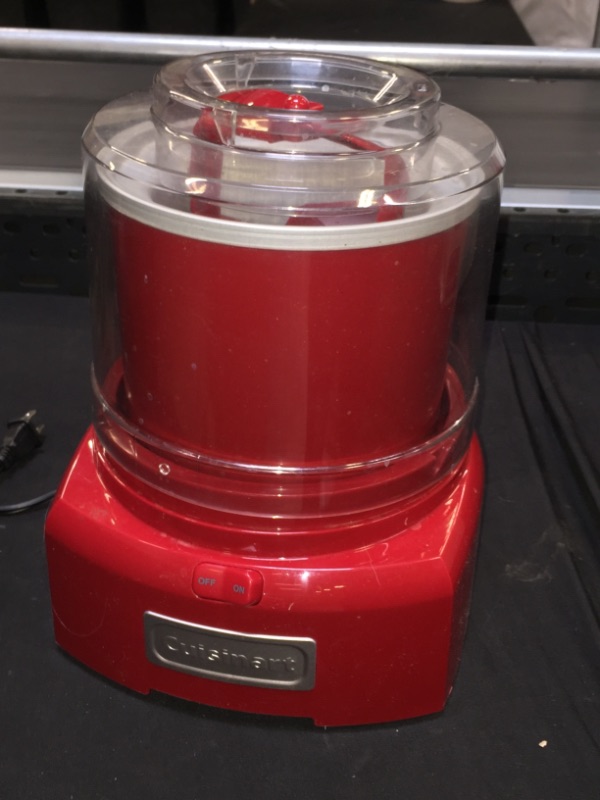 Photo 1 of Cuisinart Automatic Frozen Yogurt - Ice Cream  Sorbet Maker - Red - ICE-21RP1