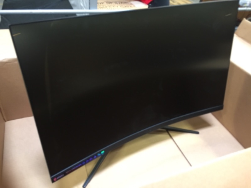 Photo 2 of MSI 32" FHD 1500R Curvature Non-Glare Super Narrow Bezel 1ms 1920 x 1080 165Hz Refresh Rate Tilt Adjustment FreeSync Curved Gaming Monitor (Optix G32C4)