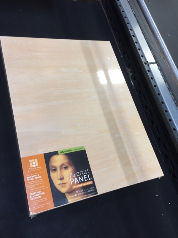 Photo 1 of Ampersand Art Supply Unprimed Basswood Artist Panel