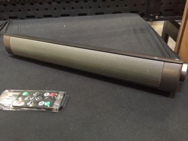 Photo 1 of Wireless Bluetooth Speaker 4.2 SoundBar Remote Control TF Card TV/Cellphone/Tablet Black