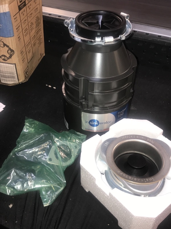 Photo 2 of Badger 100 Standard Series 1/3 HP Continuous Feed Garbage Disposal