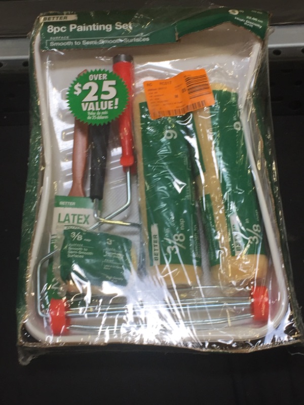 Photo 1 of 8-Piece High-Density Polyester Knit Paint Tray Kit