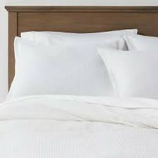 Photo 1 of  Full/Queen Washed Waffle Weave Comforter Set White - Threshold