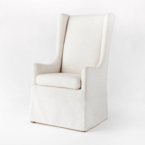 Photo 1 of River Heights Slipcover Accent Chair Cream - Threshold