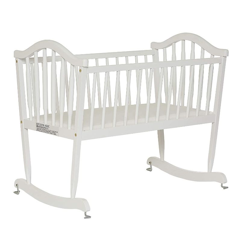 Photo 2 of Dream on Me - Rocking Cradle, White