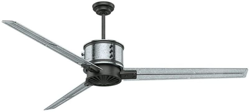 Photo 2 of Casablanca Indoor Ceiling Fan, with wall control - Duluth 72 inch, Black, 59193
