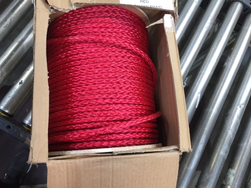 Photo 3 of 500 Feet of 3/8 inch rope RED