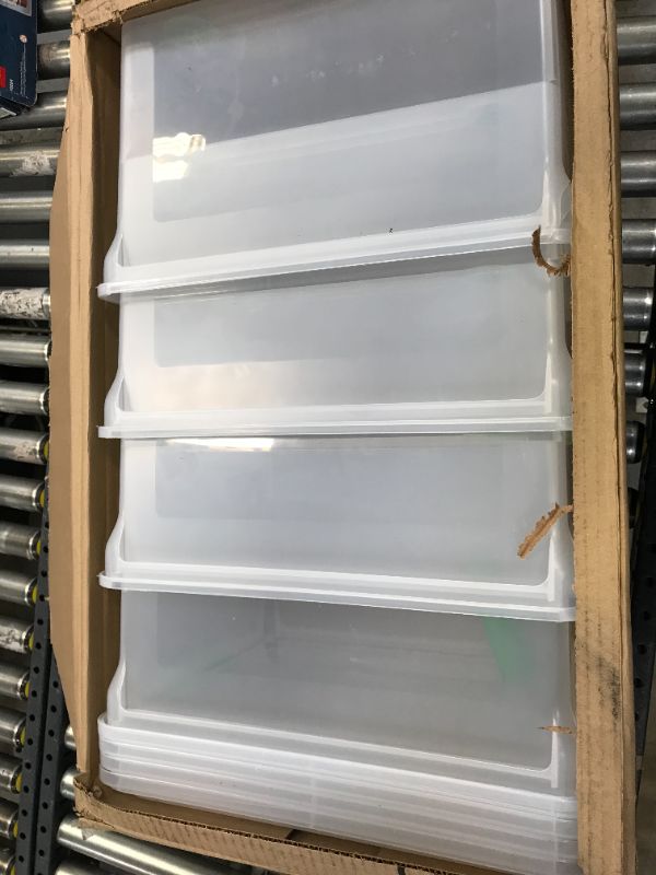 Photo 3 of Plastic Storage Containers 4 pc
