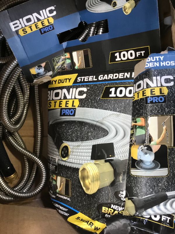 Photo 2 of Bionic Steel Stainless Steel Garden Hose - 100'