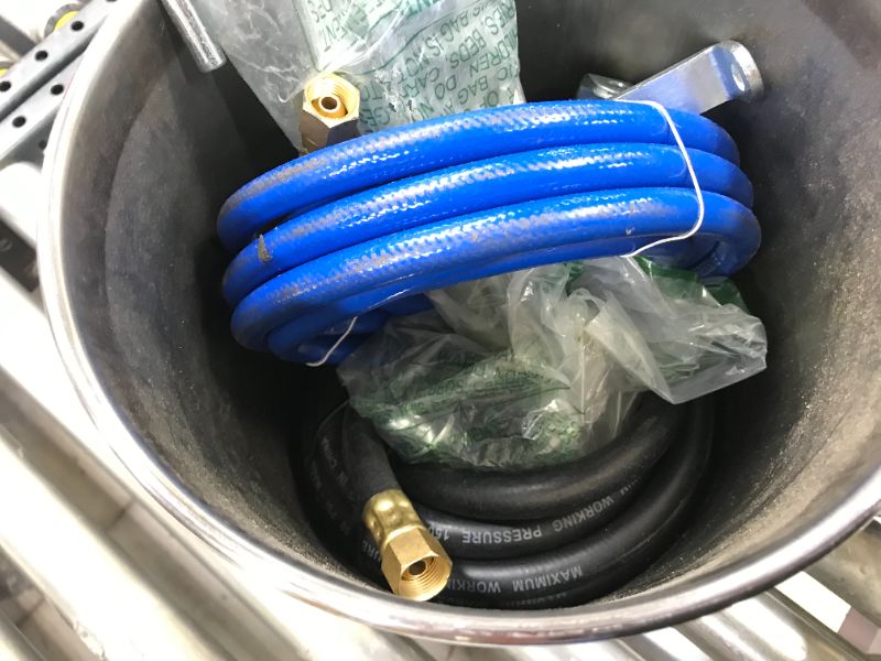 Photo 1 of Dynamic Power Pressure Paint Tank 2.5 Gallons Pressure Pot Tank Spray Paint Pressure Pot Tank with Manual Mixing Agitator Paint Tank(2.5 Gallons)
