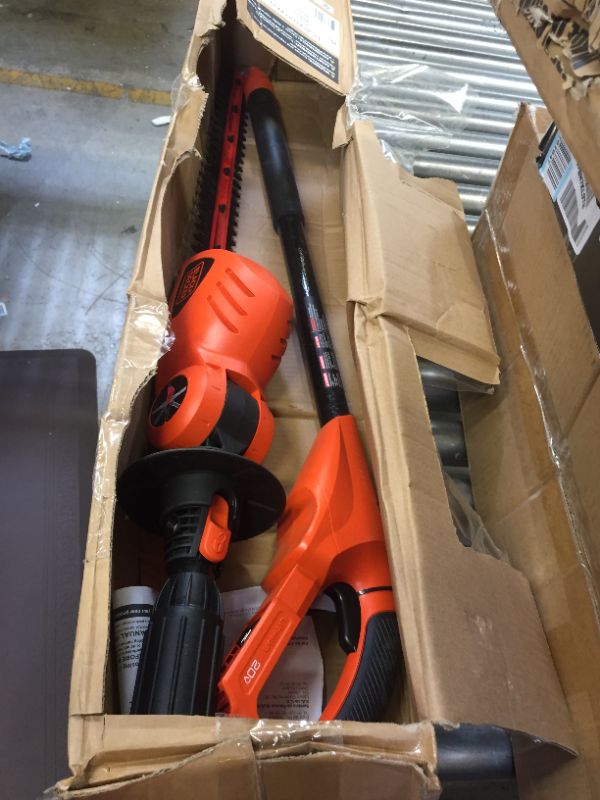 Photo 2 of Black+decker LPHT120B 20V Max Cordless Lithium-Ion 18 in. Pole Hedge Trimmer (Bare Tool)