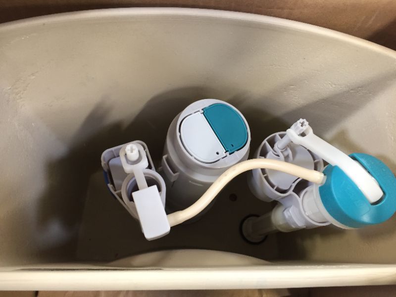 Photo 2 of American Standard H2Option Bone 1.28-GPF Dual-Flush High Efficiency Toilet Tank