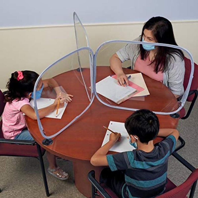 Photo 1 of Excellerations 3-Way Desktop Barrier – Student Protection That Acts as a Desk Shield, Personal Screen or Desk Divider
