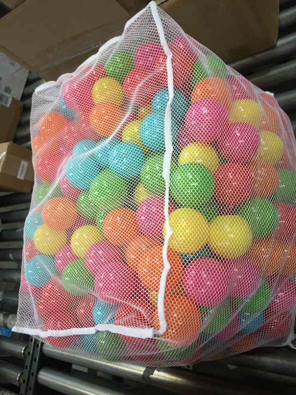 Photo 1 of 200+ PLASTIC BALLS  MULTI COLOR 