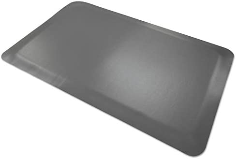 Photo 2 of 3'x5' Rectangle Solid Floor Mat Gray - Guardian