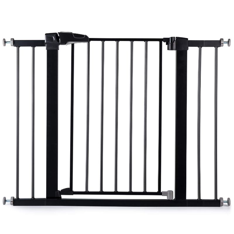 Photo 1 of Babelio Baby Gate for Doorways and Stairs, 26-40 inches Dog/Puppy Gate, Easy Install, Pressure Mounted, No Drilling, fits for Narrow and Wide Doorways, Safety Gate w/Door for Child and Pets
