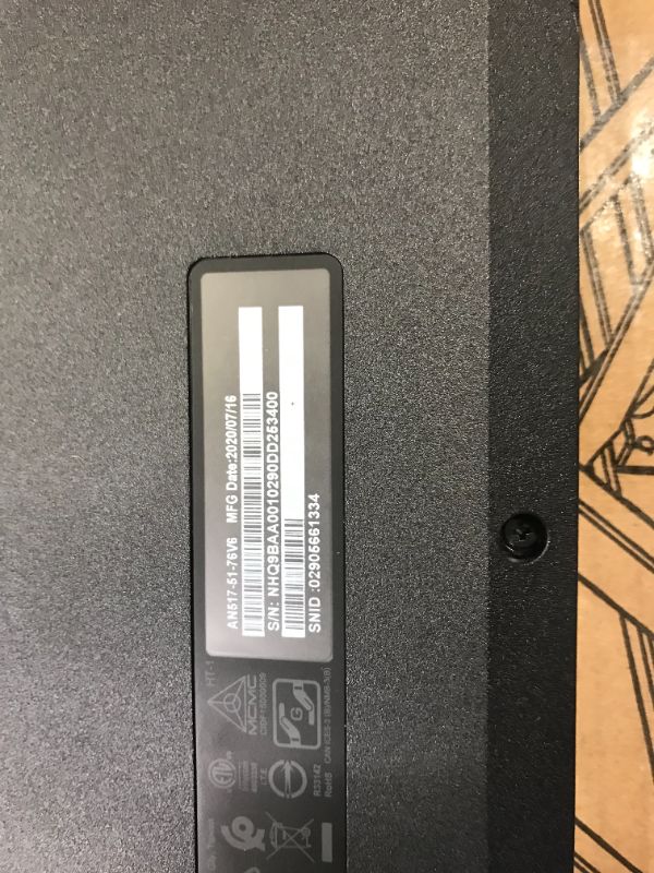 Photo 1 of Acer Nitro 5