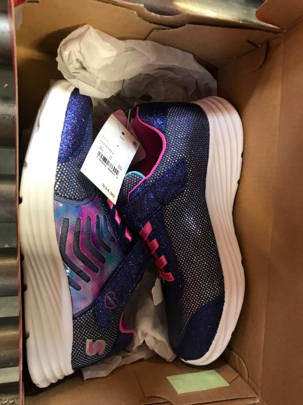 Photo 2 of Girls' S Sport by Skechers Leia Light-Up Sneakers - Navy 4
