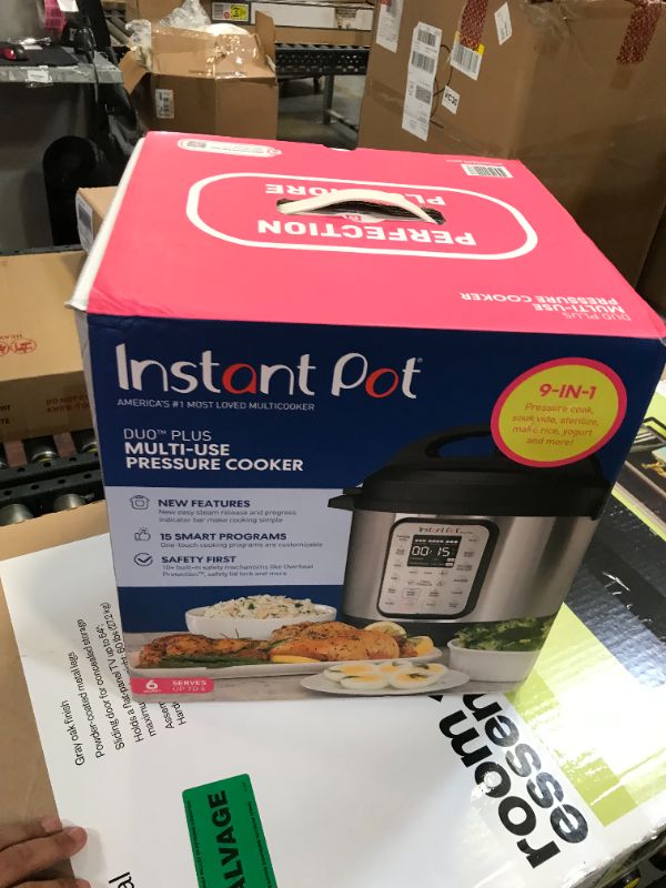 Photo 1 of Instant Pot Duo Plus 6 qt 9-in-1 Slow Cooker/Pressure Cooker