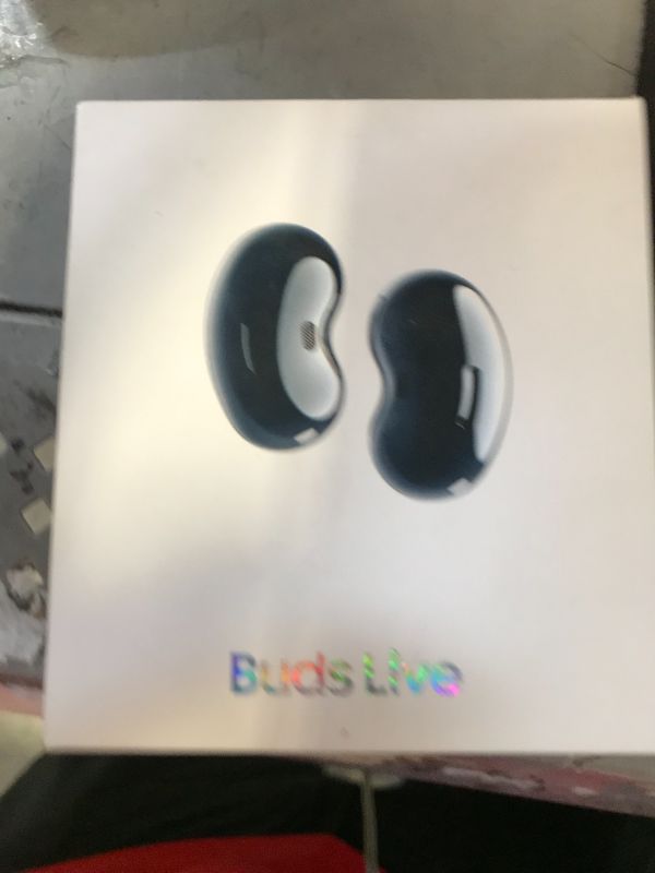 Photo 3 of Samsung Galaxy Buds-Live Noise-Canceling True Wireless Earbud Headphones (Mystic Black)