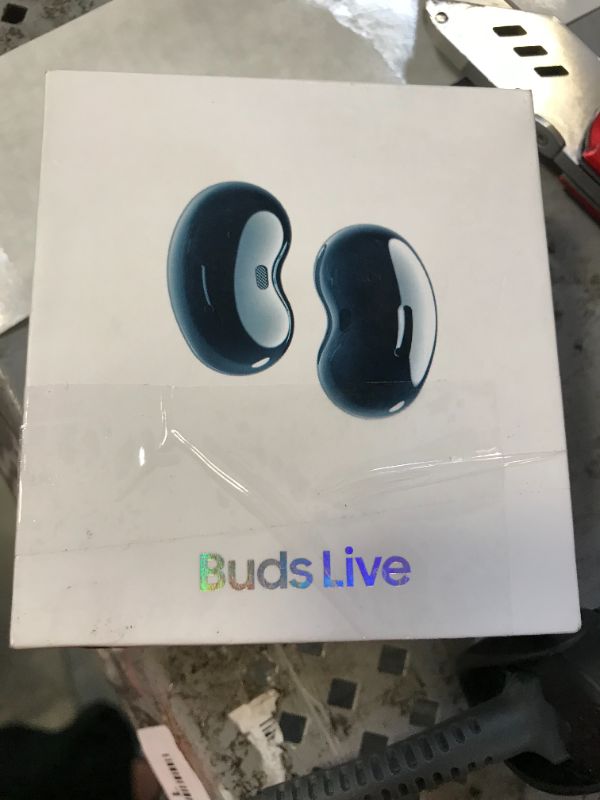 Photo 4 of Samsung Galaxy Buds-Live Noise-Canceling True Wireless Earbud Headphones (Mystic Black)