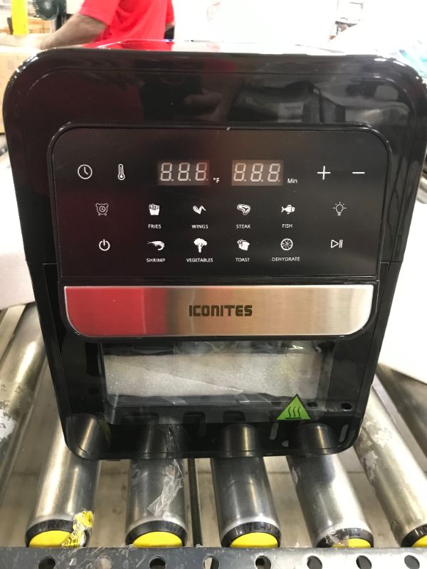 Photo 2 of Iconites 8-in-1 Air Fryer, 6.5 Quart Air Fryer Oven, Hot Airfryer Convection Oven with Digital Touch Screen and Temperature Control, ETL Certified
