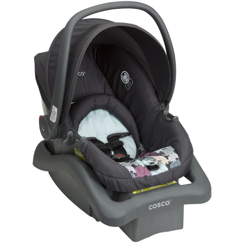 Photo 1 of Cosco Light 'n Comfy DX Multicolor Plastic Elephant Puzzle Infant Car Seat