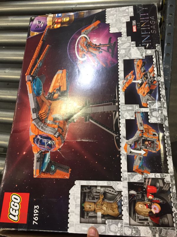 Photo 2 of LEGO Marvel The Guardians’ Ship 76193 Space Battleship Building Kit; 6 Minifigures Include Star-Lord and Thor; New 2021 (1,902 Pieces)
