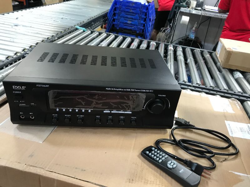 Photo 2 of Pyle Stereo Amplifier Receiver AM-FM Tuner, Usb/sd, Bluetooth