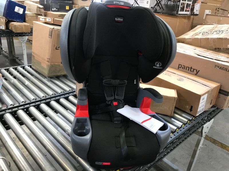 Photo 1 of Britax Grow with You ClickTight Plus Harness-2-Booster Car Seat, Jet Safewash Fabric