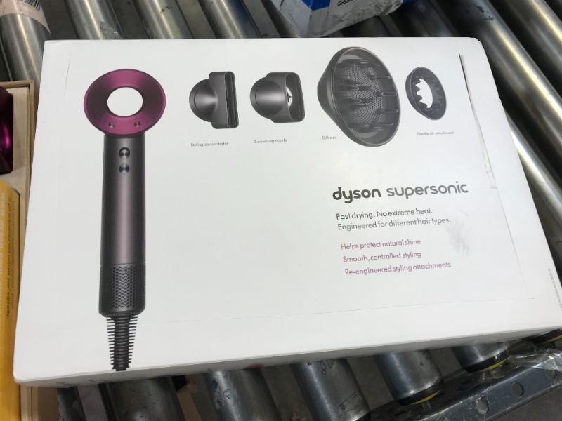 Photo 2 of Brand New Dyson Supersonic Hair Dryer, Iron/Fuchsia
