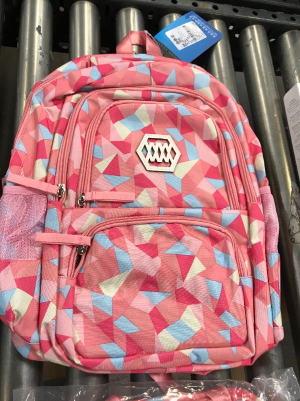 Photo 1 of pink backpack and small carry case matching