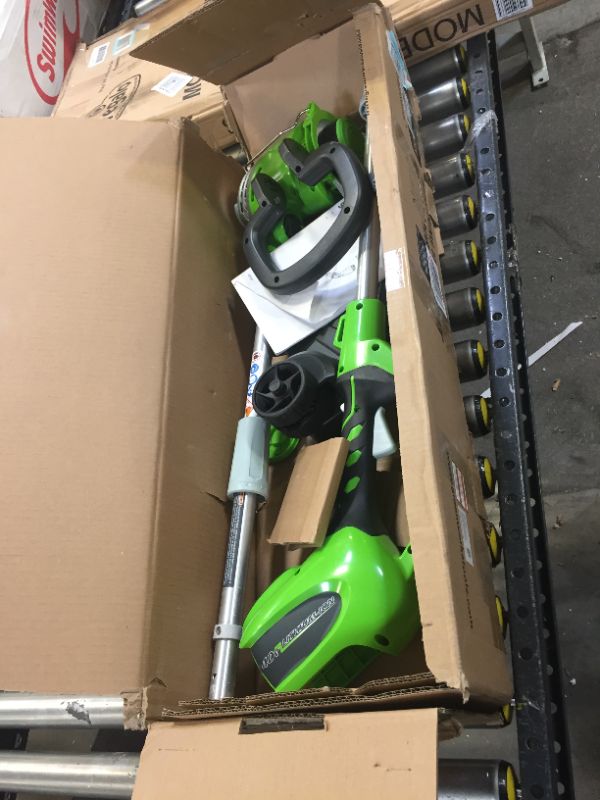 Photo 2 of Greenworks string trimmer