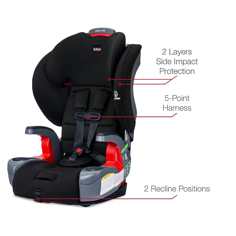 Photo 2 of Britax Grow with You Harness-2-Booster Car Seat, Dusk
