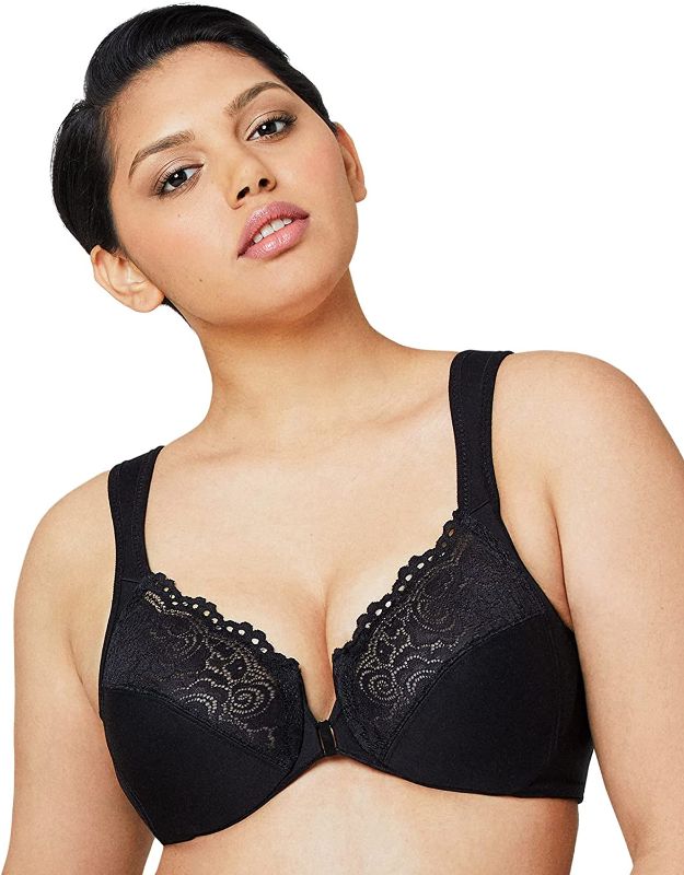 Photo 1 of Glamorise Women's Plus Size Wonderwire Front-Close Bra Underwire 