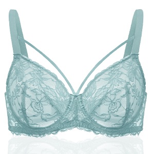 Photo 1 of HSIA Women's Underwire Minimizer Bra Unlined Full Bust Bra Non-P
size 34D color blue 